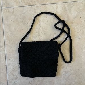 The Sak Black Crochet Crossbody